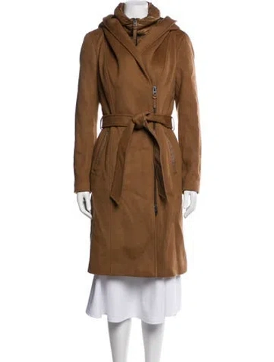 Pre-owned Mackage Wool Down Coat In Brown/neutrals
