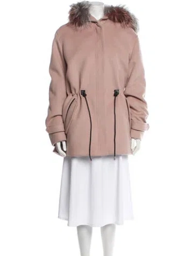 Pre-owned Mackage Wool Down Coat In Pink