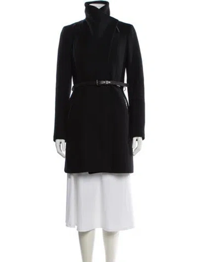 Pre-owned Mackage Wool Faux Fur Coat In Gray