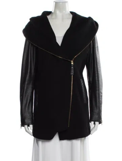 Pre-owned Mackage Wool Jacket In Black