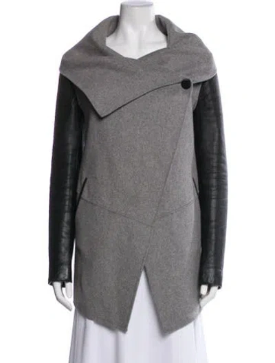 Pre-owned Mackage Wool Jacket In Gray