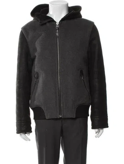 Pre-owned Mackage Wool Jacket In Gray