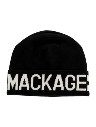 Pre-owned Mackage Wool Knitted Beanie In Black