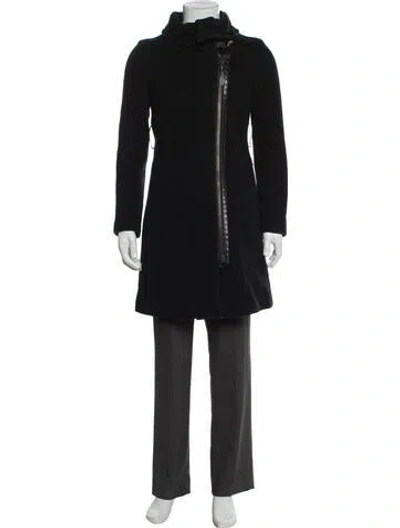 Pre-owned Mackage Wool Parka In Black