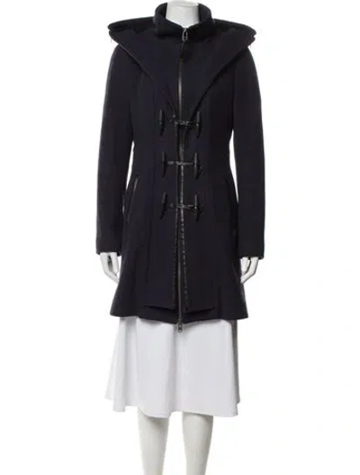 Pre-owned Mackage Wool Parka In Blue