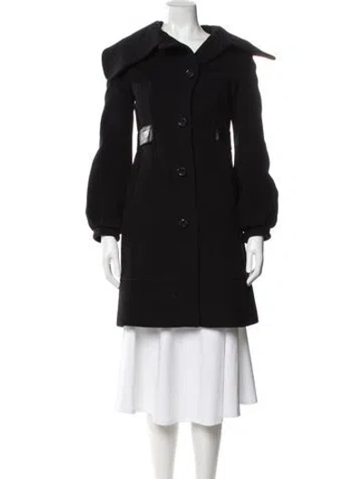 Pre-owned Mackage Wool Peacoat In Black