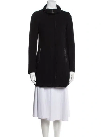 Pre-owned Mackage Wool Peacoat In Black
