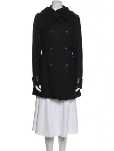 Pre-owned Mackage Wool Peacoat In Black