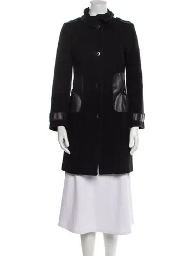 Pre-owned Mackage Wool Peacoat In Black