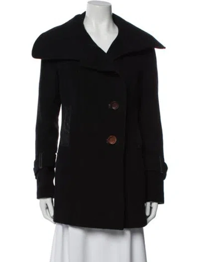 Pre-owned Mackage Wool Peacoat In Black