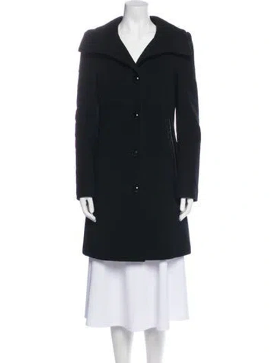 Pre-owned Mackage Wool Peacoat In Black