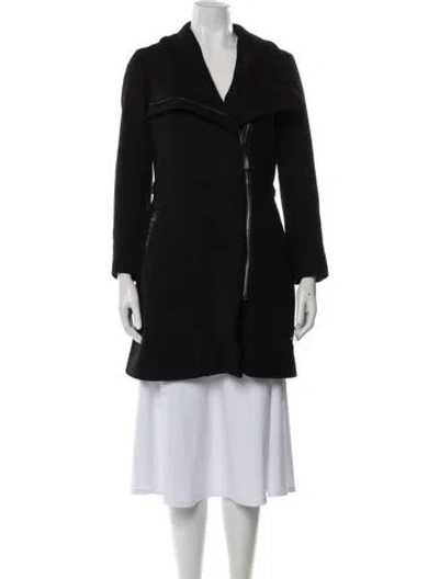 Pre-owned Mackage Wool Peacoat In Black