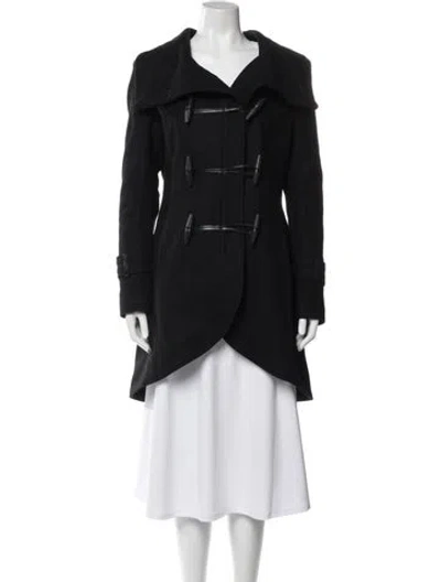 Pre-owned Mackage Wool Peacoat In Black