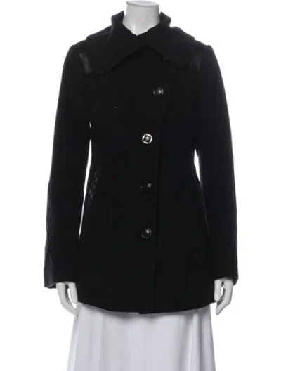 Pre-owned Mackage Wool Peacoat In Black