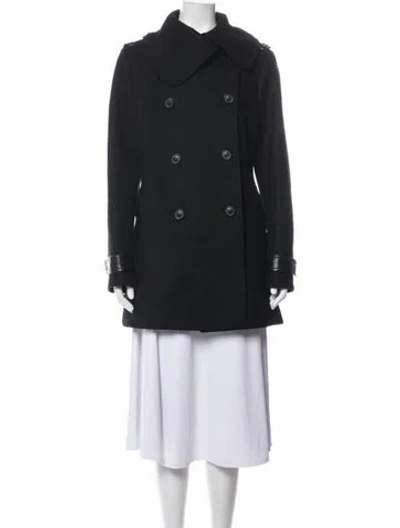 Pre-owned Mackage Wool Peacoat In Black