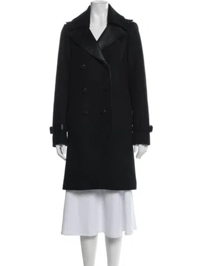 Pre-owned Mackage Wool Peacoat In Black