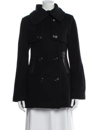 Pre-owned Mackage Wool Peacoat In Blue