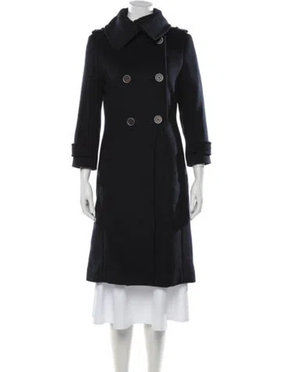 Pre-owned Mackage Wool Peacoat In Blue