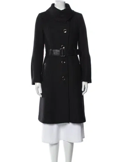 Pre-owned Mackage Wool Peacoat In Gray