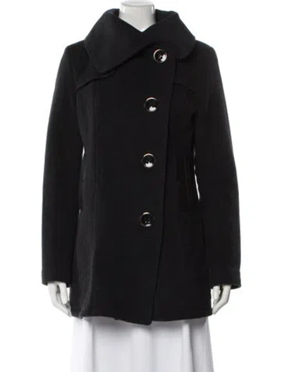Pre-owned Mackage Wool Peacoat In Gray