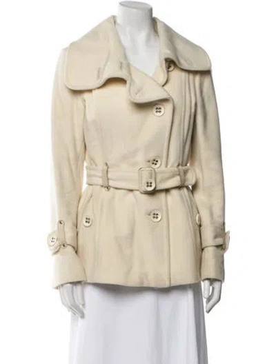 Pre-owned Mackage Wool Peacoat In White
