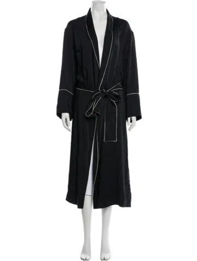 Pre-owned Mackage Wool Trench Coat In Black