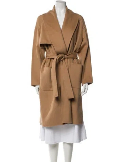 Pre-owned Mackage Wool Trench Coat In Brown