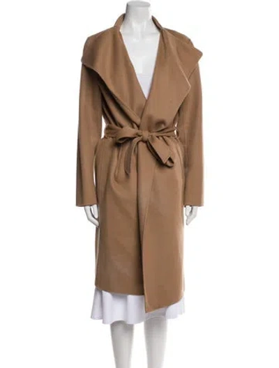 Pre-owned Mackage Wool Trench Coat In Brown
