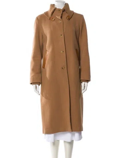 Pre-owned Mackage Wool Trench Coat In Brown