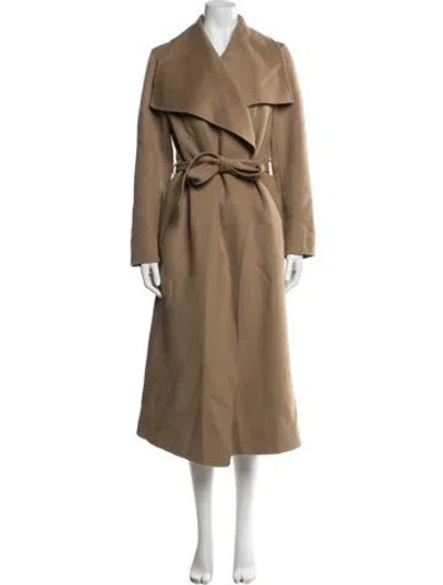Pre-owned Mackage Wool Trench Coat In Brown