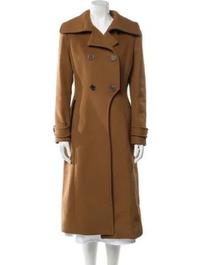 Pre-owned Mackage Wool Trench Coat In Brown