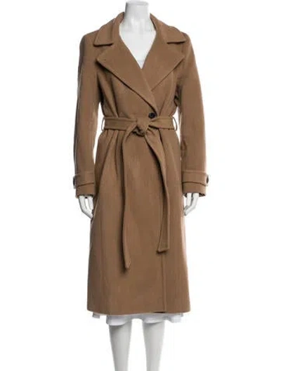 Pre-owned Mackage Wool Trench Coat In Brown