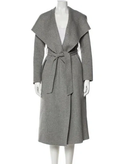 Pre-owned Mackage Wool Trench Coat In Gray