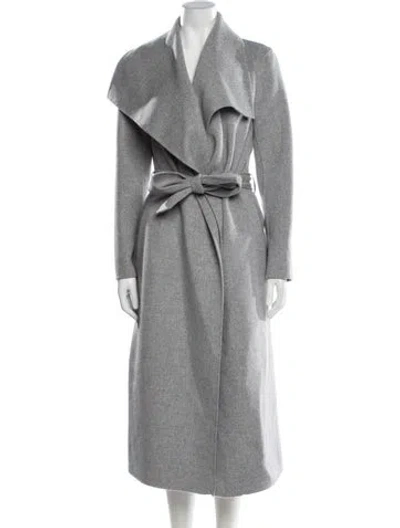 Pre-owned Mackage Wool Trench Coat In Gray
