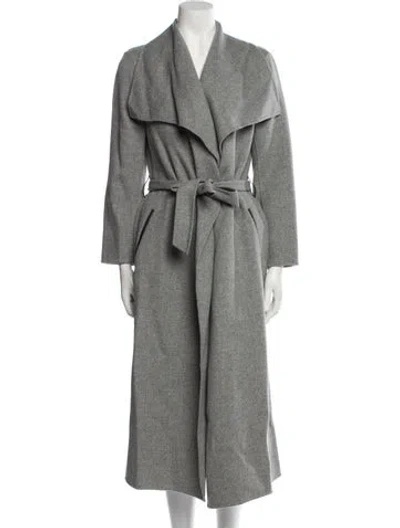 Pre-owned Mackage Wool Trench Coat In Gray