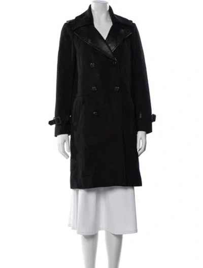 Pre-owned Mackage Wool Trench Coat In Grey