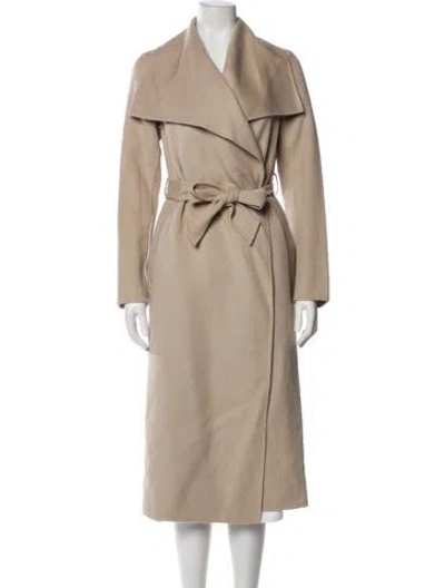 Pre-owned Mackage Wool Trench Coat In Neutral