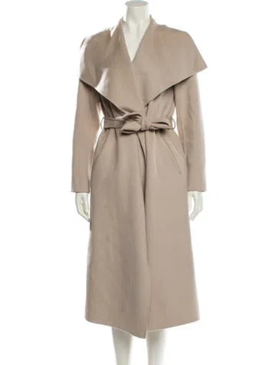 Pre-owned Mackage Wool Trench Coat In Neutral