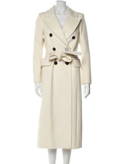 Pre-owned Mackage Wool Trench Coat In Neutral