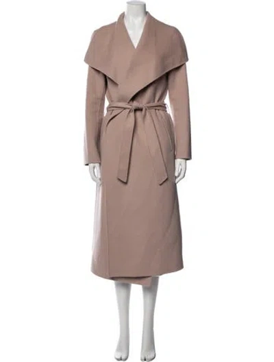 Pre-owned Mackage Wool Trench Coat In Pink
