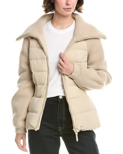 MACKAGE WOOL-TRIM DOWN JACKET