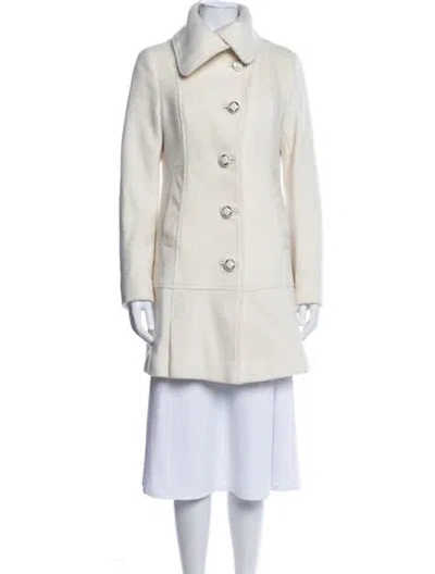 Pre-owned Mackage Wool Tweed Pattern Coat In Neutrals