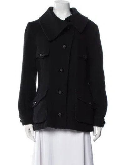 Pre-owned Mackage Wool Utility Jacket In Blue