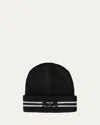 Mackage X Roller Rabbit X Roller Rabbit Kid's Logo-patch Beanie In Black