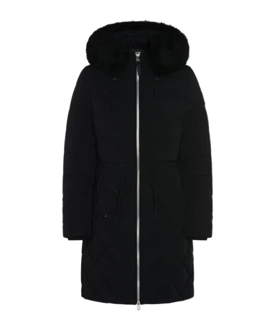 Mackage Xena-sh Zip-up Hooded Coat In Black