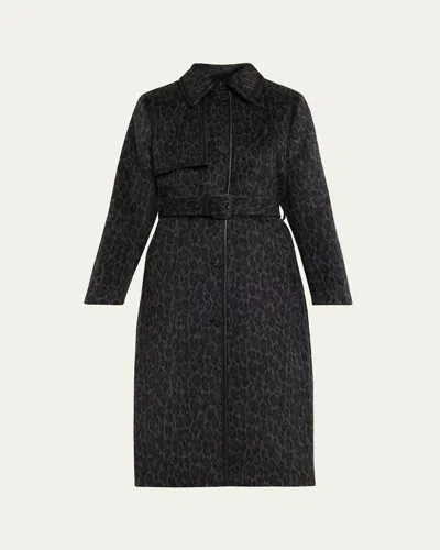 MACKAGE ZEVA-A SINGLE-BREASTED WOOL TRENCH COAT