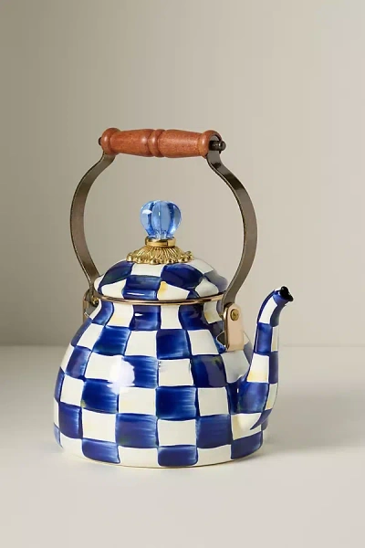 Mackenzie-childs 2 Qt. Tea Kettle In Blue