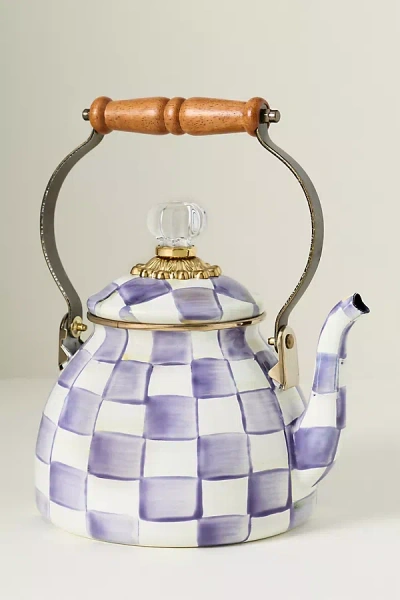 Mackenzie-childs 2 Qt. Tea Kettle In Purple