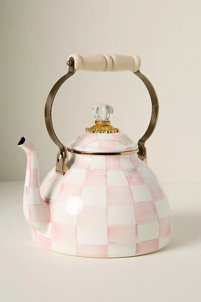 Mackenzie-childs 3 Qt. Tea Kettle In Pink