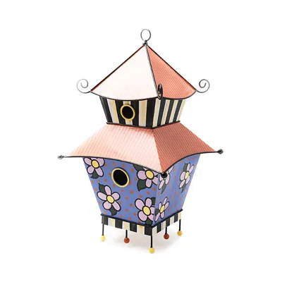 Mackenzie-childs Avant Garden Birdhouse In Multi